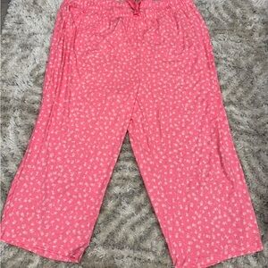 Pink Floral Hanes women’s  Pajama Pants size 2X